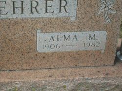 Alma M <I>Fink</I> Buehrer 
