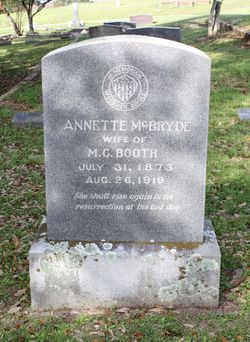 Annette <I>McBryde</I> Booth 