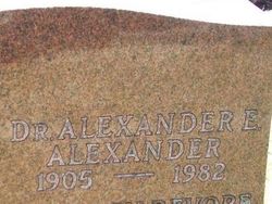 Dr Alexandre E Alexander 