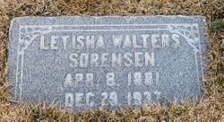 Letisha Esther <I>Walters</I> Sorensen 