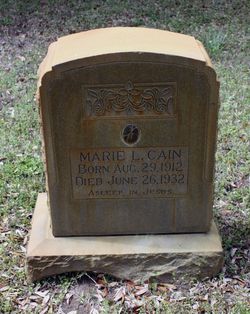 Marie L Cain 