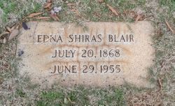 Edna Ellison <I>Shiras</I> Blair 