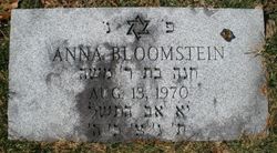 Anna <I>Feldman</I> Bloomstein 