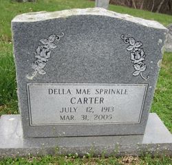 Della Mae <I>Sprinkle</I> Carter 