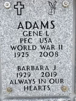 Barbara Jean <I>Shealer</I> Adams 