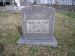 Mary Ellen <I>Collins</I> Abrams Blair 