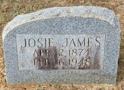Mary Josephine “Josie” <I>Swafford</I> James 
