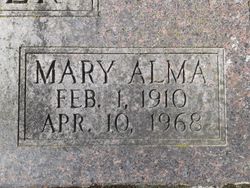 Mary Alma <I>McLain</I> Baker 