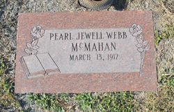 Pearl J <I>Webb</I> McMahan 