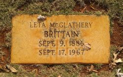 Leta Love <I>McGlathery</I> Brittain 