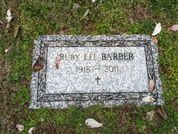 Ruby Lee <I>White</I> Barber 