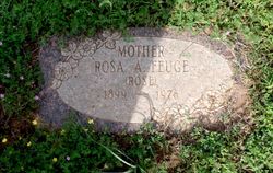 Rosa Anna “Rose” <I>Crenwelge</I> Feuge 