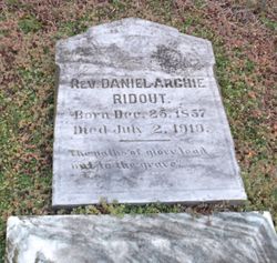 Rev Daniel Archie Ridout 