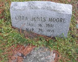 Cora <I>Jones</I> Moore 