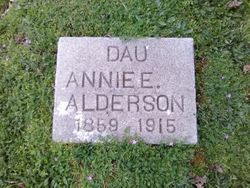 Annie E Alderson 