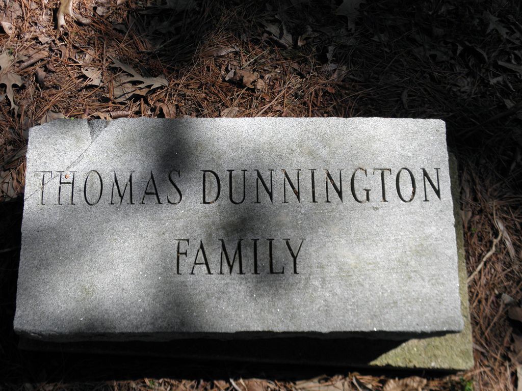 Thomas Dunnington Family Cemetery