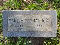 Martha “Mattie” <I>Newman</I> Bird 