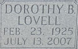 Dorothy Virginia <I>Bailey</I> Lovell 