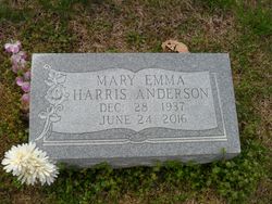Mary Emma <I>Harris</I> Anderson 