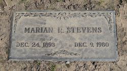 Marian R. <I>Robertson</I> Stevens 