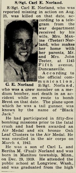 S/Sgt. Carl Edwin Norland 