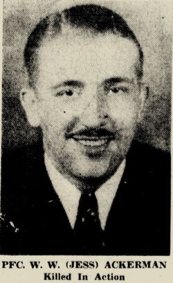 PFC Walter W. Ackerman 