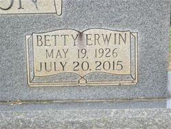 Betty <I>Erwin</I> Aston 