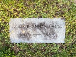 Alice <I>Brennan</I> Baine 