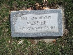 Edith Ann <I>Midgley</I> MacKenzie 