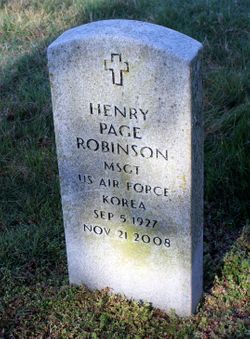 MSGT Henry Page Robinson 