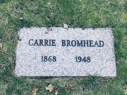Caroline F “Carrie” <I>Flynt</I> Bromhead 