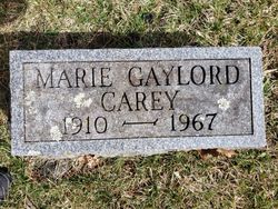 Marie Ida <I>Gaylord</I> Carey 