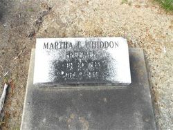 Martha E “Lizzie” <I>Akins</I> Whiddon Freeman 