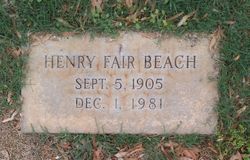 Henry Fair “Henry” Beach 