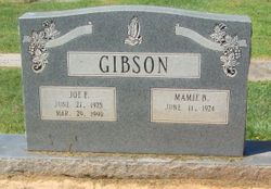 Mamie <I>Barnette</I> Gibson 