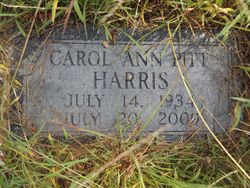 Carol Ann <I>Pitt</I> Harris 