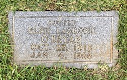 Elsie Lane <I>LaGrone</I> O'Bryan 