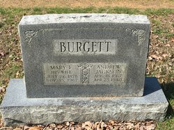 Mary Elizabeth <I>Hopper</I> Burgett 