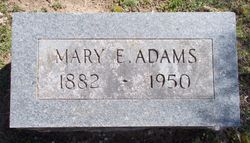 Mary E <I>Corkins</I> Adams 