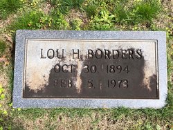 Emma Lou <I>Horton</I> Borders 