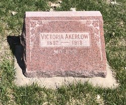 Victoria Augusta <I>Eklund</I> Akerlow 