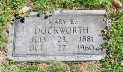 Mary Elizabeth <I>Stroud</I> Duckworth 
