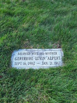 Gertrude <I>Levin</I> Alpert 