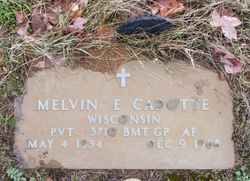 Pvt Melvin Eugene “Gene” Cadotte 