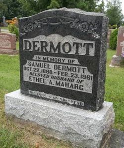 Minnie Ethel Augusta <I>Maharg</I> Dermott 