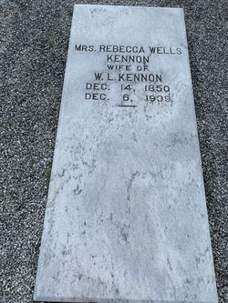 Rebecca <I>Wells</I> Kennon 