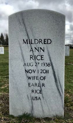 Mildred Ann Rice 