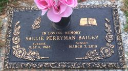 Sallie <I>Perryman</I> Bailey 