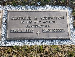 Gertrude Mae <I>Thompson</I> Addington 