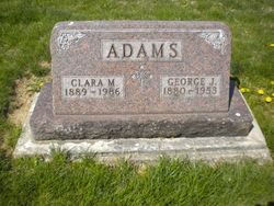 Clara M <I>Goecke</I> Adams 
